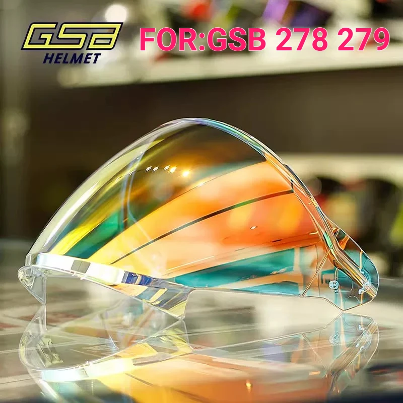 gsb-s278-helmet-lens-279-carbon-fiber-three-quarter-half-helmet-black-tea-plating-high-definition-special