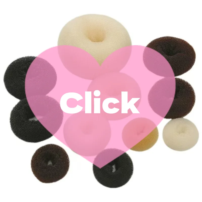 12 pièces/ensemble : Rouleau à chignon en forme de beignet, outils de coiffure en mousse élastique magique, accessoires capillaires de princesse S/M