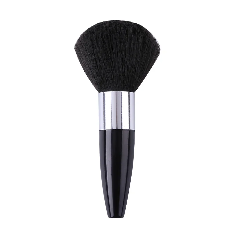 High Quality Black Hairdressing Wipe Neck Brush Hair Cleaning Duster Hair Cutting Brush for Barbershop Hair Cut Accessories