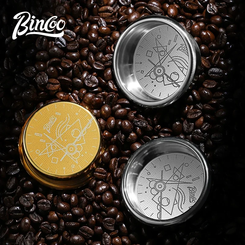 BINCOO Precision High Extraction Matrix 51/58.5mm Basket Filter，Micro Sieve Filter Basket Stainless Steel Portafilter Basket New