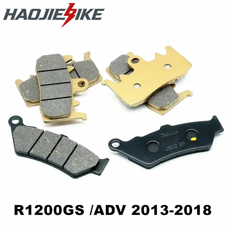 For BMW R1200GS 2013-2018 R 1200 GS Adventure 2014-2016 R1200GSW 2013-2015 R1200 GSW Front Rear Brake Pads Kit Set