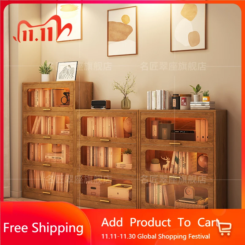 

Wood Librero Living Room Cabinets Bookcase Filing Display Mini Living Room Cabinets Sideboards Office Gabinete Trendy Furniture
