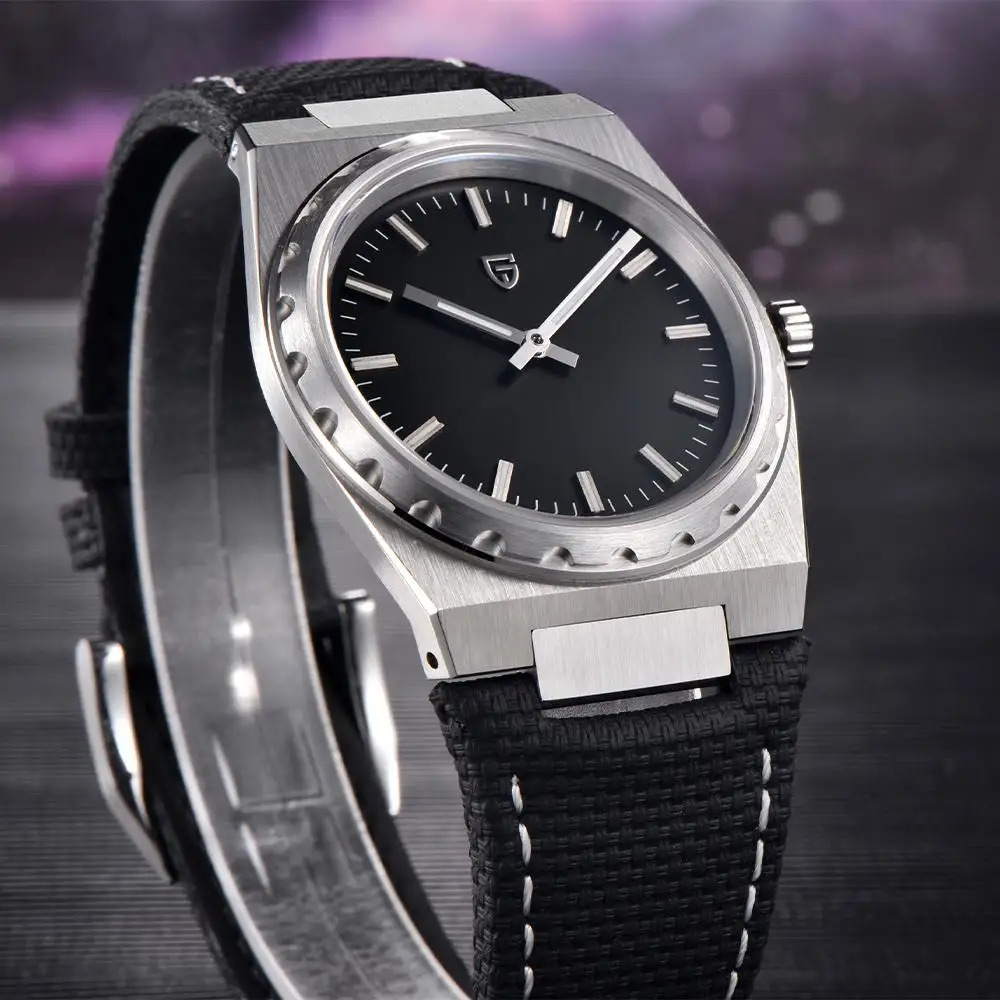 

Новинка 2023 года PAGANI DESIGN VJ21 37 мм мужские кварцевые часы с сапфировым стеклом из нержавеющей стали водонепроницаемые 10 бар тонкие 7 мм светящиеся C3 reloj hombre