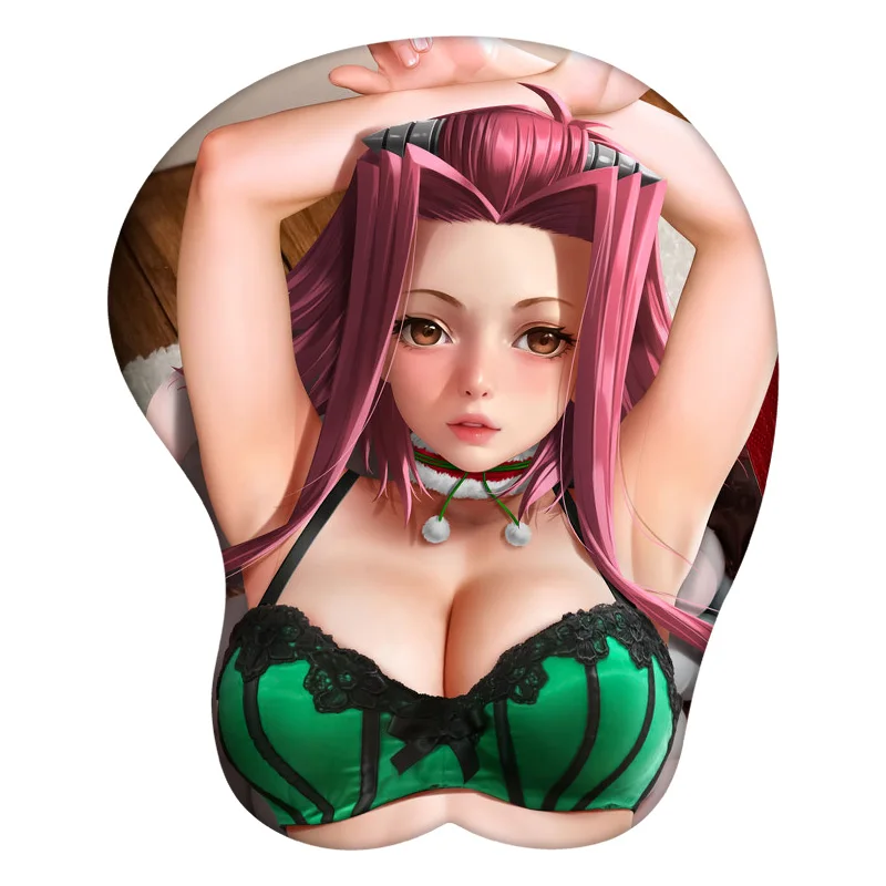 

Сексуальный коврик для мыши Akizawa Izinski Anime 3D, подставка для запястий, силиконовый креативный игровой коврик для мыши, коврик