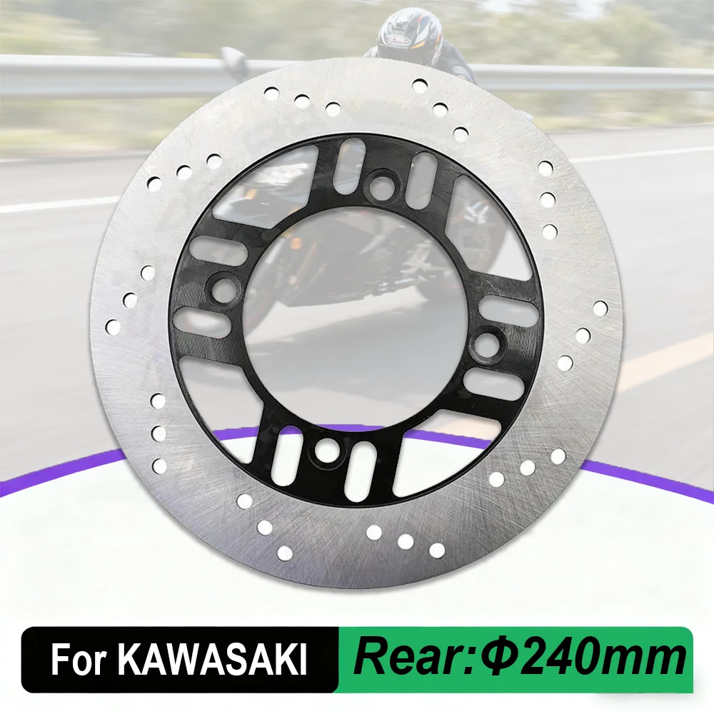 240mm Motorcycle Rear Disc Brake Rotor For Kawasaki ZXR400 ZX-4 ZR400 Zephyr ZZR400 ZR550 ZZR600 ZZR 400 600