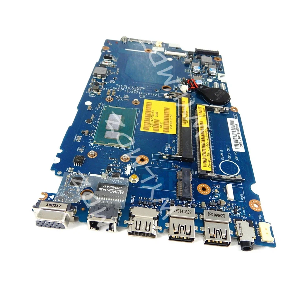 Imagem -04 - Laptop Motherboard para Dell Latitude La-b071p 3205u i3 I54th 5ª Cpu Notebook Mainboard Testado ok 14 3450