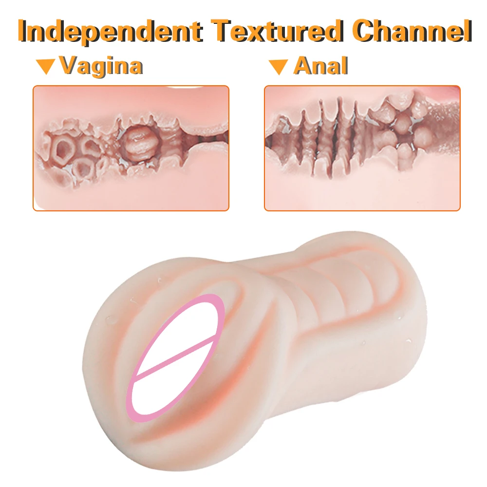 3D Realistic Male Masturbation Pussy Sex Vagina Real Men Pussy Sextoy for men masturbstor adult Blowjob Sex Products Stimulate view 2