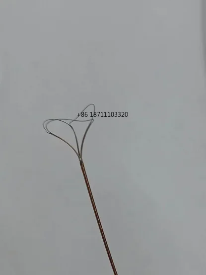 1.7Fr 1100m 8mm Triple petal type disposable Nitinol Urology stone baskets/Urology stone retrieval baskets/Urology stone grasper