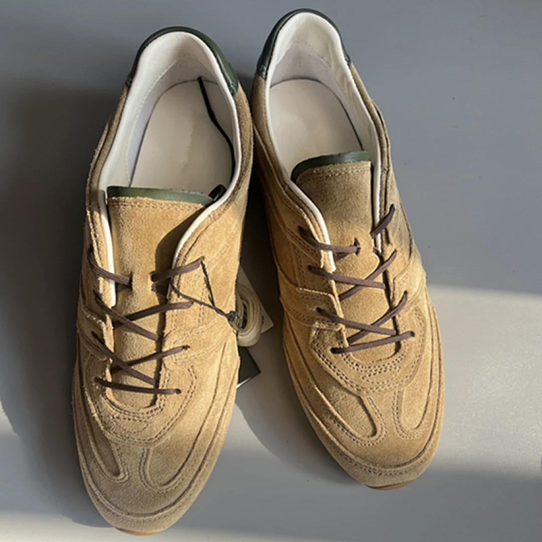 

Maxdutti Shoes For Woman Khaki Color Vintage Training Shoes Women's Sneakers And Casual Shoes Women's Sports Shoes 2026