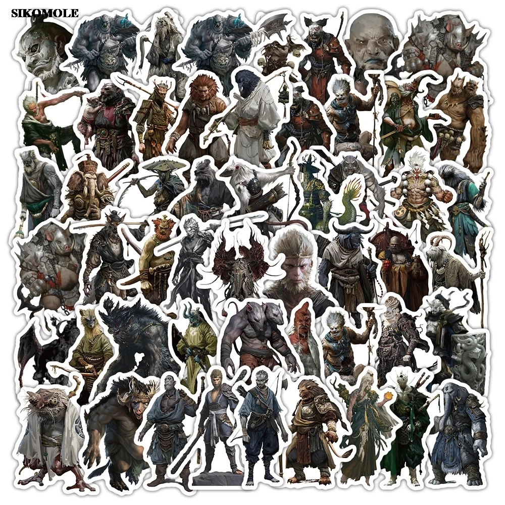 10/30/50PCS Black Myth Wukong Graffiti Sticker Game Toys For Kids DIY Motorcycle Notebook Bike Laptop Skateboard Phone Stickers