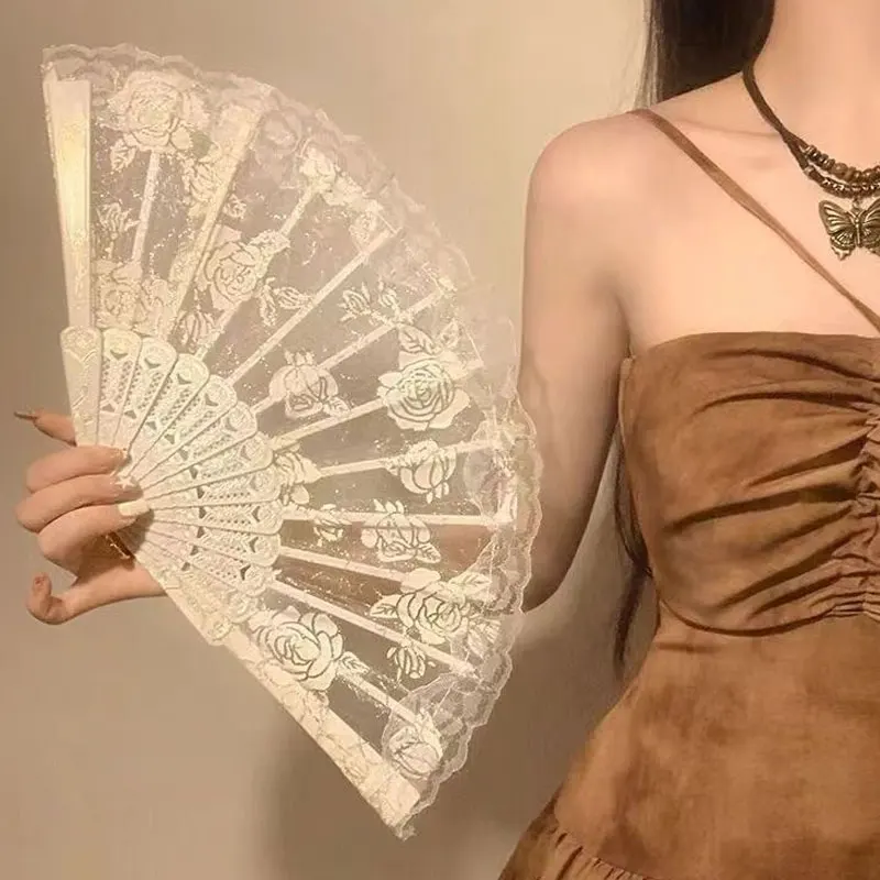 2pcs 5pcs 10pcs 20pcs bag Elegant Folding Hand Fan for Women Dancing, Wedding Decor, Dragon Boat Festival, Earth Day, Mo