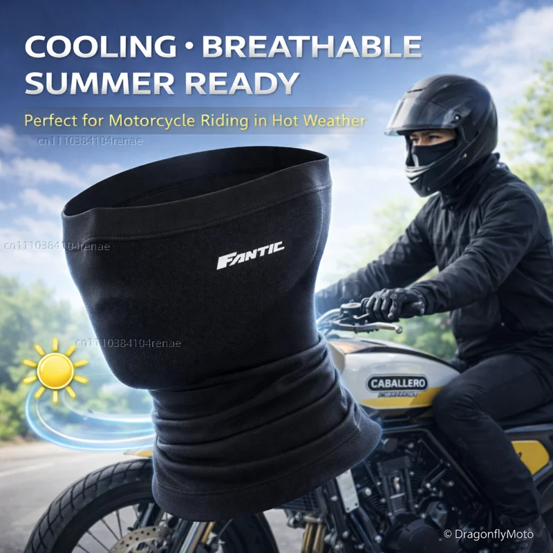 

Мотоциклетная маска с индивидуальным логотипом для FANTIC CABALLERO FLAT TRACK 125 250 500 RALLY/SCRAMBLER XE125/XEF250, летняя, дышащая, с защитой от УФ-излучения для шеи