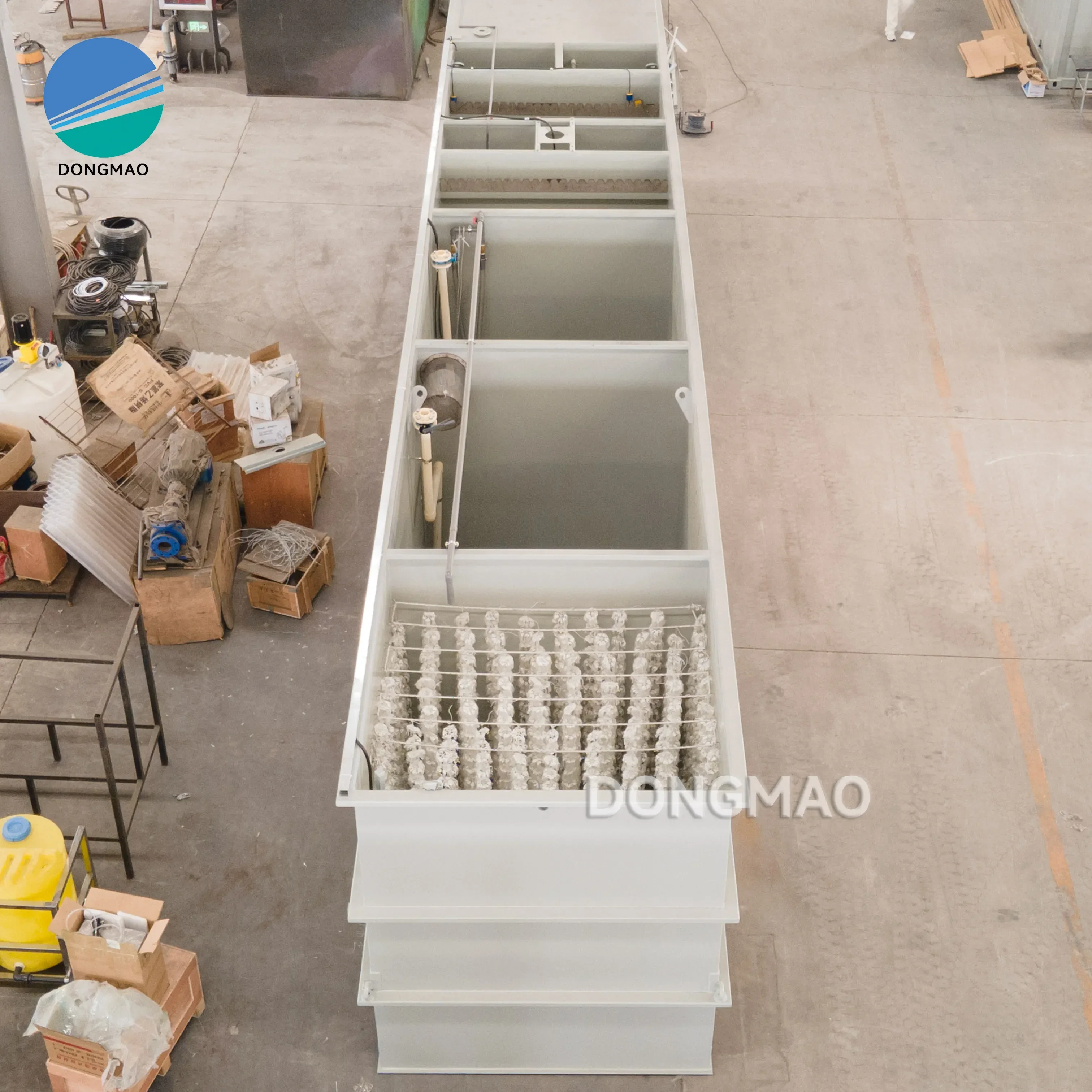 50m3 per day MBBR System Industrial Waste Water Domestic wastewater palm oil wastewater slaughter sewage treatment plant price view 6