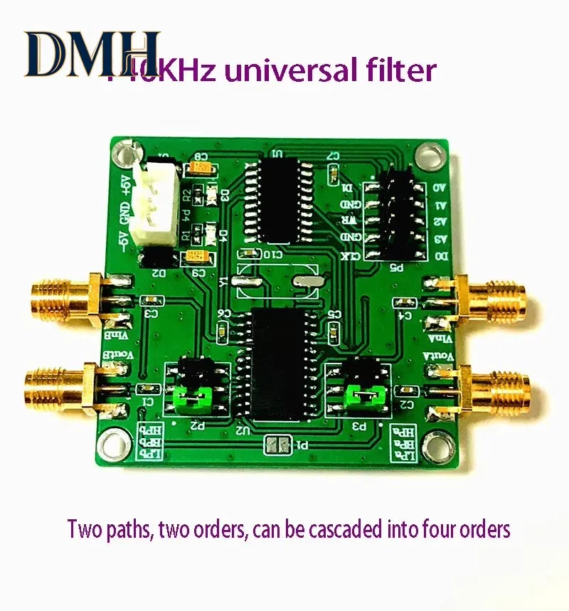 

Программируемый универсальный фильтр DMH .MAX262: полосовой, полосоотрезной, полнопассовый, низкочастотный, высокочастотный, 140 кГц