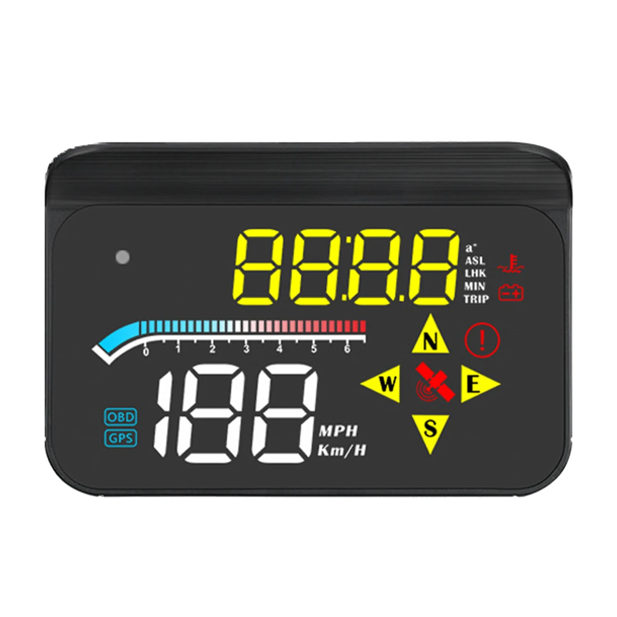 

Дисплей на лобовое стекло M17 HUD OBD2, двойная система, проектор скорости на лобовое стекло, охранная сигнализация, температура воды, превышение скорости оборотов в минуту