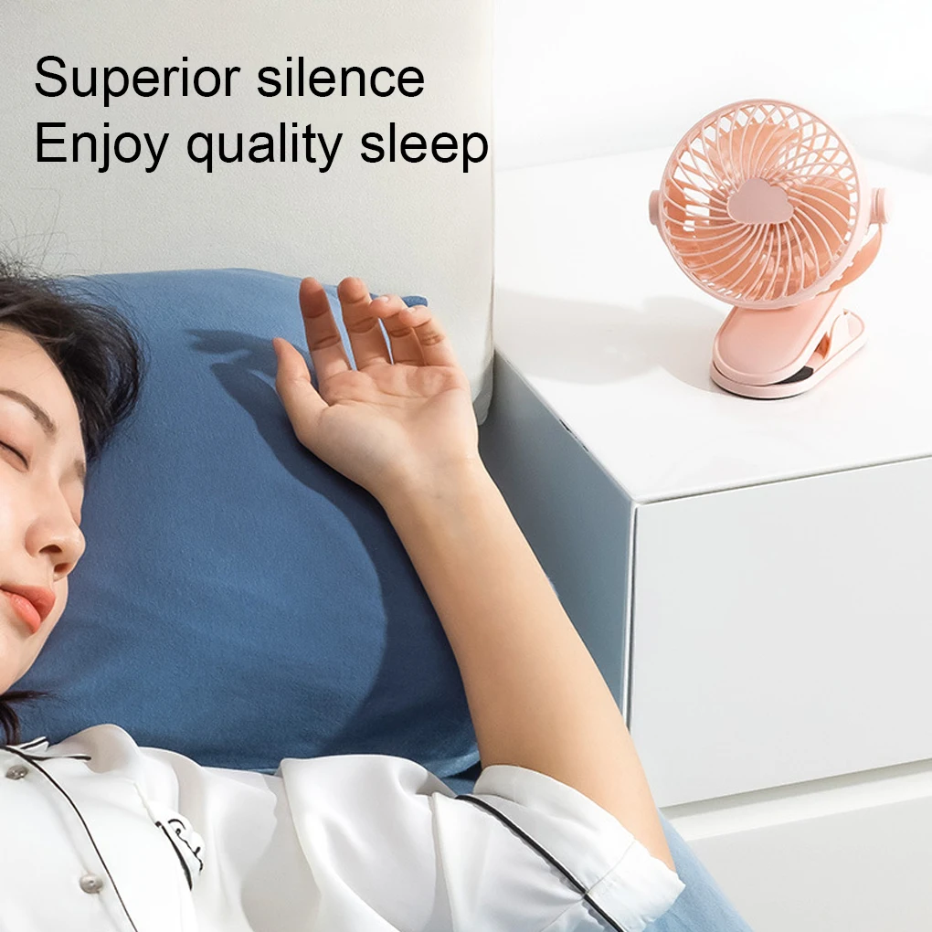 Portable Mini Hand Clip Fan USB Charging Quiet Desktop Electric Fan High Quality Student Dormitory Small Cooling Ventilador Fans