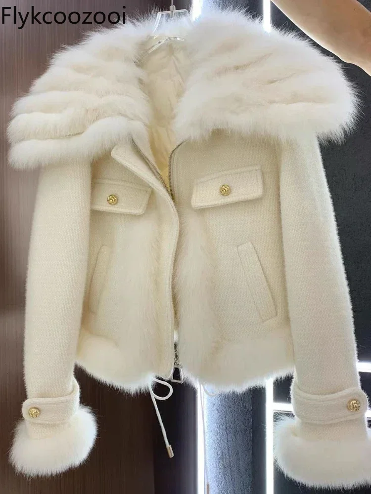 Super Beautiful Environmental Fur Coat Female 2024 Autumn and Winter High-grade Sense Winter Wear Chaquetas Para Mujer