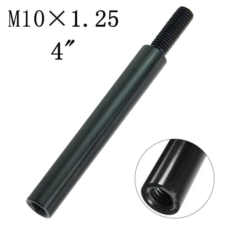 4 Inch M10x1.25 Threaded Aluminum Gear For Shift Extension for Adjusting Knob Height on Manual Transmission Levers