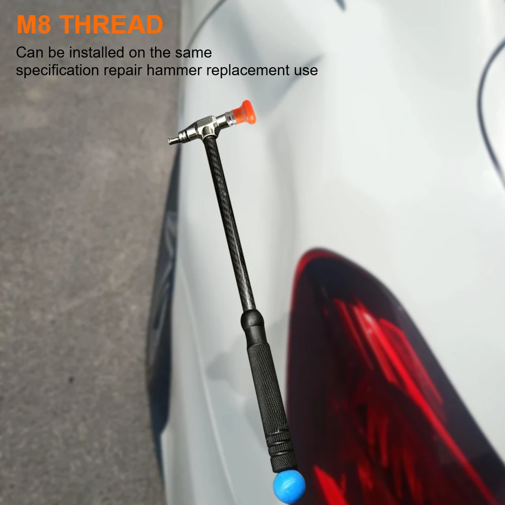 Universal Dent knock head Paintless Car Dents Removal Tools Car Body Dent Repair Hammer Replacement Head M8 thread diameter 3pcs