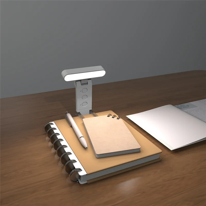 

AA50-USB-светильник для чтения с зажимом, складной светильник для книг, светодиодный светильник для чтения, портативный перезаряжаемый светильник для книг, 6, яркость с регулируемой яркостью