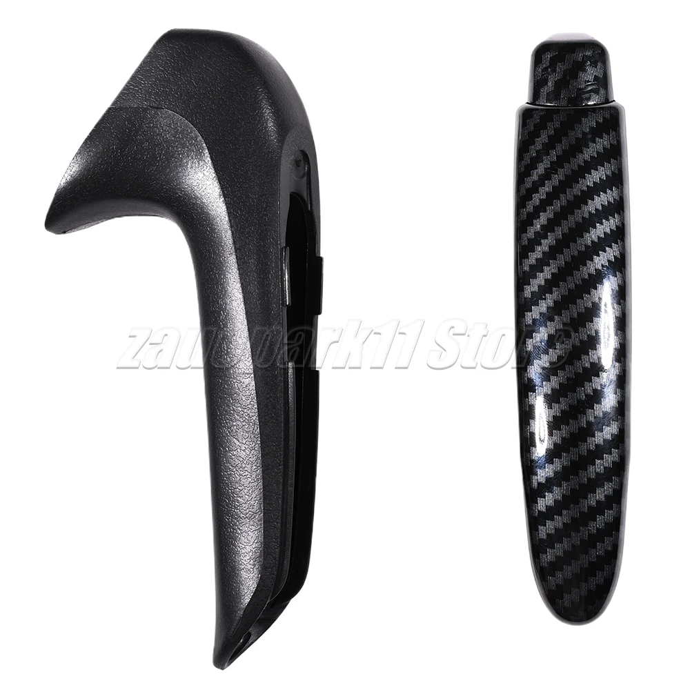 47115SNAA82ZA Carbon Fiber Front Hand Brake Trim Cover Car Inteiror Decor Acessories For Honda Civic Coupe Sedan 2006-2011