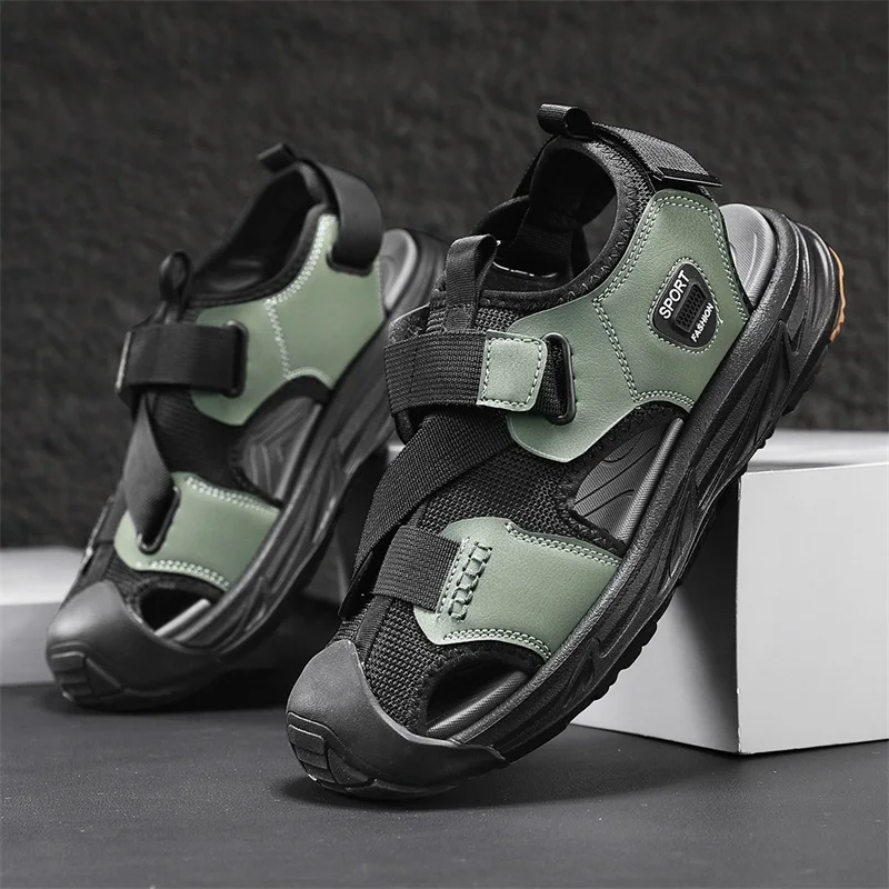 

Sandals new versatile fashionable men's summer outdoor wear dual-use wear-resistant casual breathable casual men's beach sandals