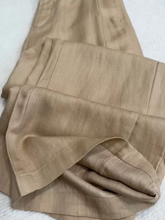 

Casual High Waist Artistic Straight Leg Pants Women's plus Size Elegant Slimming Drapey Wide Leg Trousers Breathable Skin-Fri...