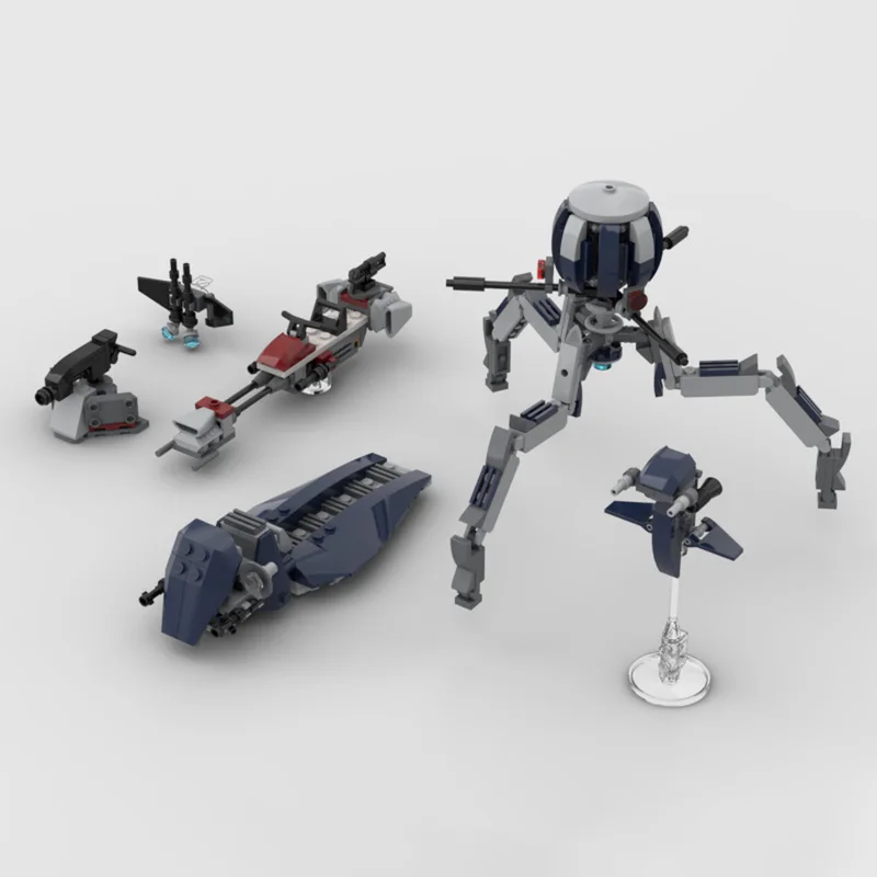 

Строительный блок MOC, серия «Космическая война», набор моделей парковки, 4930 шт., набор игрушек для творческой сборки в качестве праздничного подарка, подходит