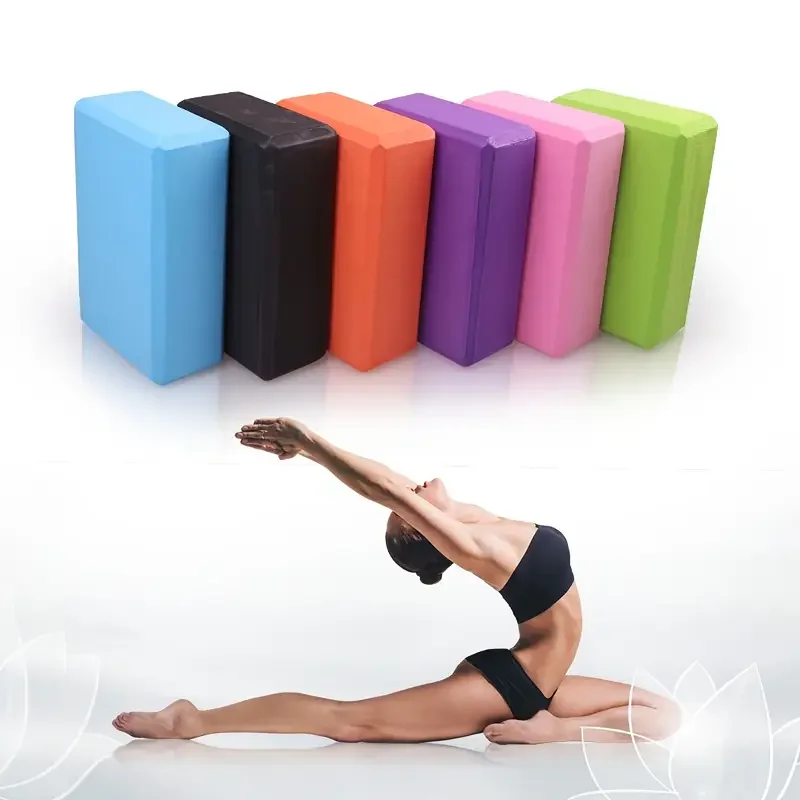 

EVA Foam Yoga Block, Supportive Latex-Free Soft Non-Slip Surface For Yoga, Pilates, Meditation, Sports Fitness Equipment