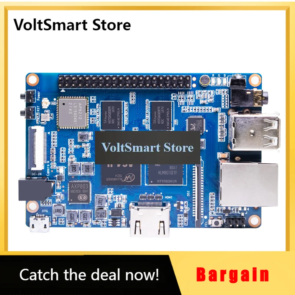 VoltSBanana Pi BPI-M64 AllWinner A64 64 Bit Quad-core Mini Single Board Computer Open Source Hardware