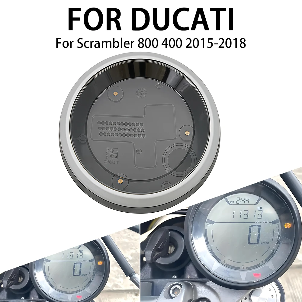 

Motorcycle Instrument Case For Ducati Scrambler 400 800 2015-2022 Speedometer Gauge Odometer Tachometer Dashboard Housing Cover