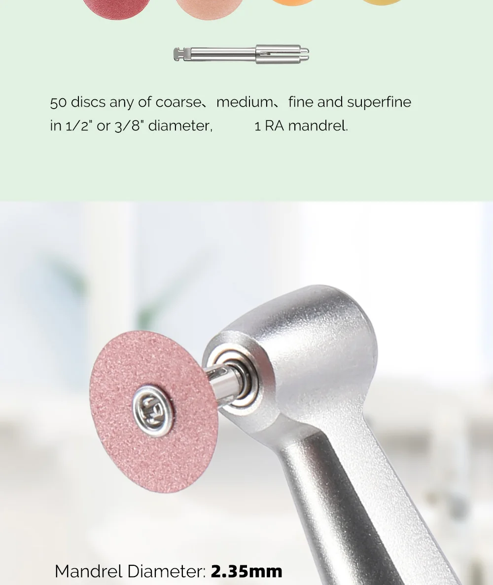 JOY DENTAL 50 Stück/40 Stück Dental-Finishing- und Polierscheiben für Komposite, Keramik und Glasionomer-Restaurationen 135 ℃ Autoklave – Detail 8