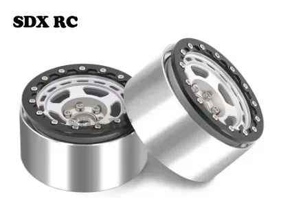 4 Stück Metall 2,2" Beadlock Felge Radnabe für 1/10 RC Crawler Auto Axial SCX10 Wraith Capra RR10 RBX10 TRX4 D90