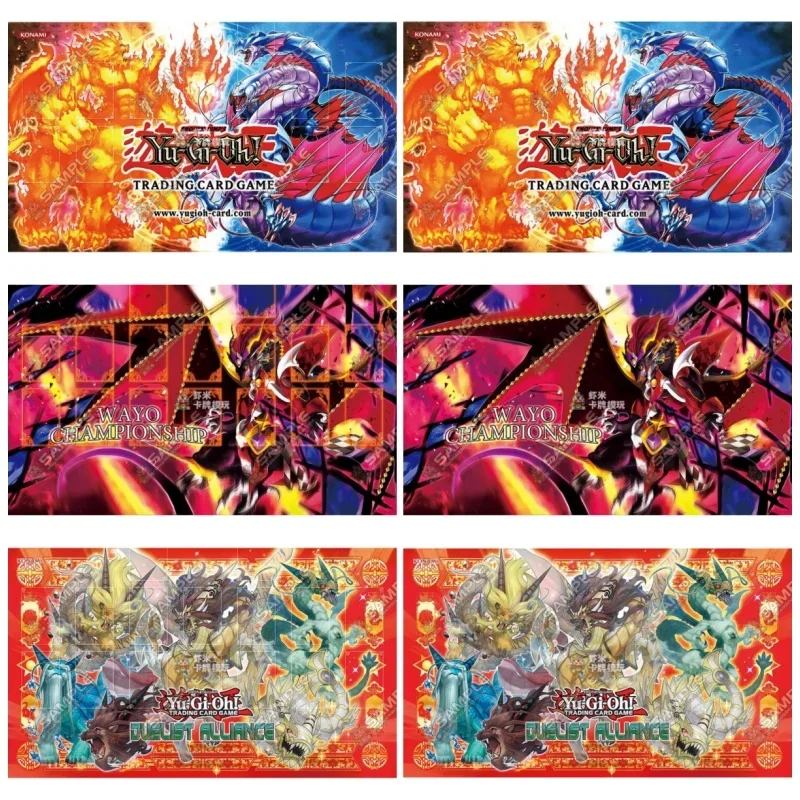 Card Pad Yu-Gi-Oh Chiwen Light of The Yang Zing Masquerade Diy Single Version Action Toy Figure Anime Game Collection Battle Mat