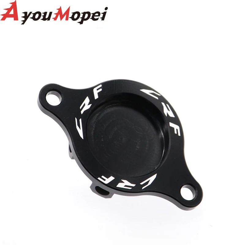 Para HONDACRF250R 2018-2024 CRF450 X/L/RL CRF450R CRF450RX CRF450L CRF450X CRF250R CRF 450 250 filtro de aceite de motor de tapa de motocicleta
