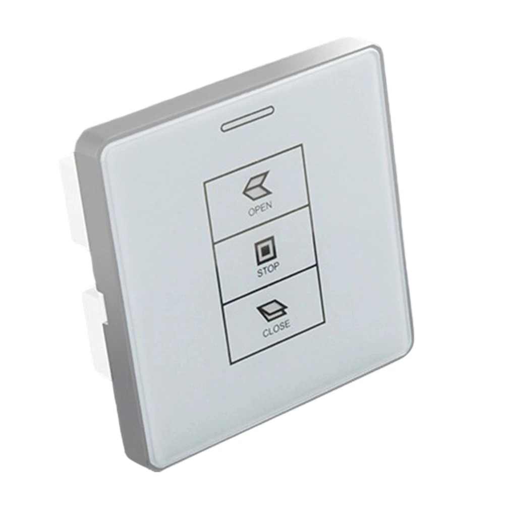 

24V DC Motor Switch Panel for Window Openers with For Tuya Smart Remote Control AC100-240V Input White Plastic Design