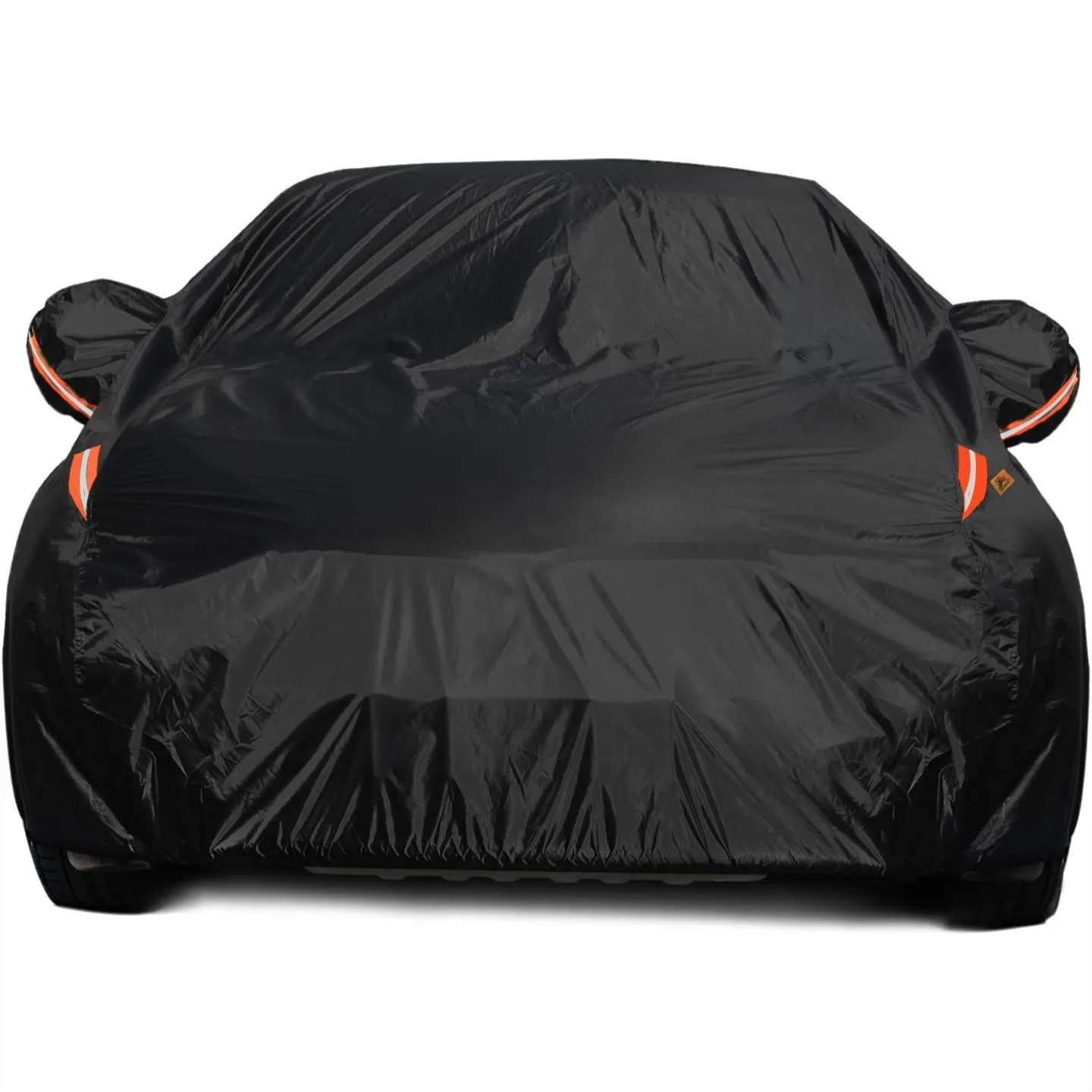 

Full Car Cover for Sedan Waterproof All Weather Windproof Dustproof UV Protection Scratch Resistant with 6 Reflective Strips and
