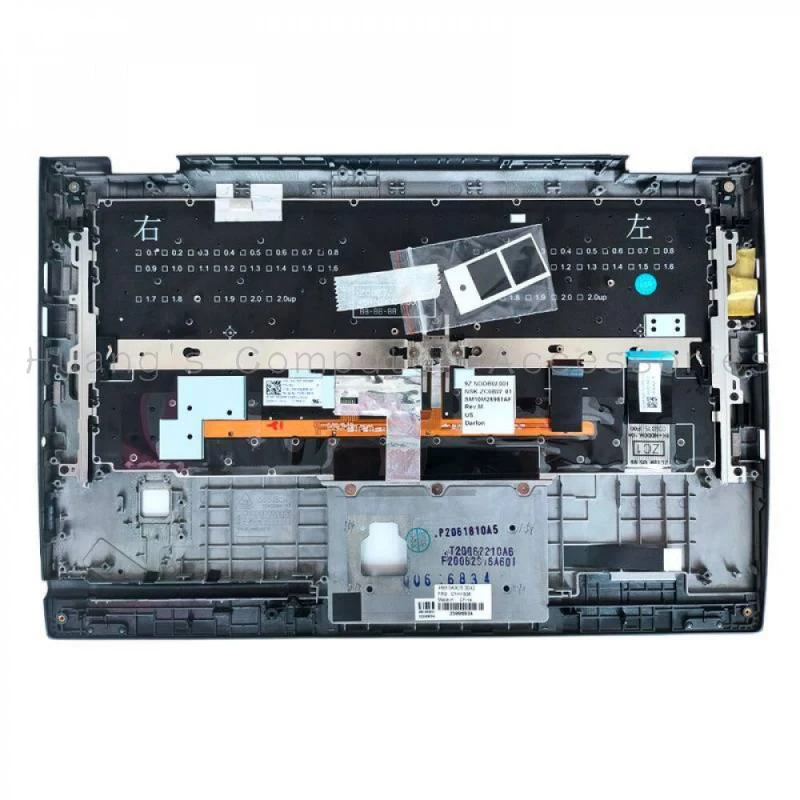 S+New Original Black Backlit Palmrest Keyboard No Touchpad PN 01HY808 For Lenovo ThinkPad X1 Yoga 2nd Gen, Fully Tested
