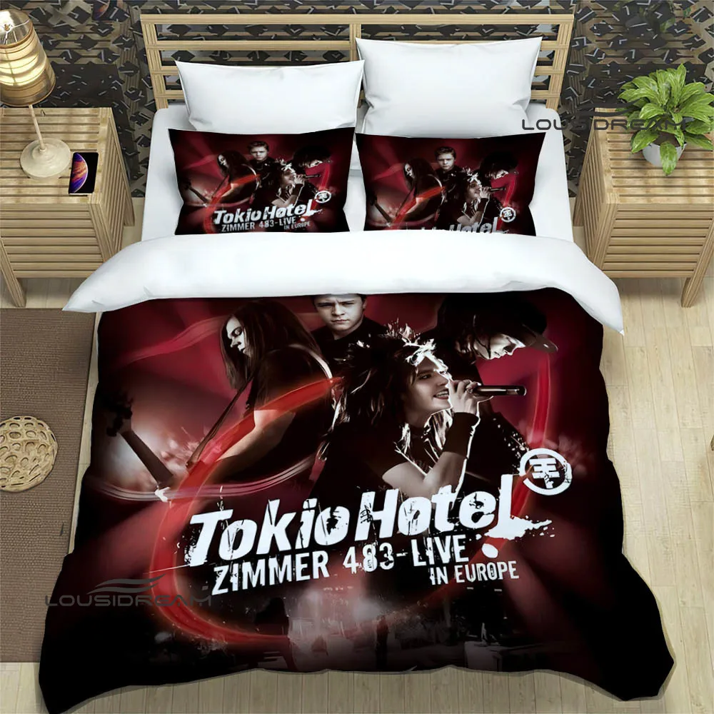 Tokio Hotel band printed Bedding Sets exquisite bed supplies set duvet cover bed comforter set bedding set luxury Birthday Gift