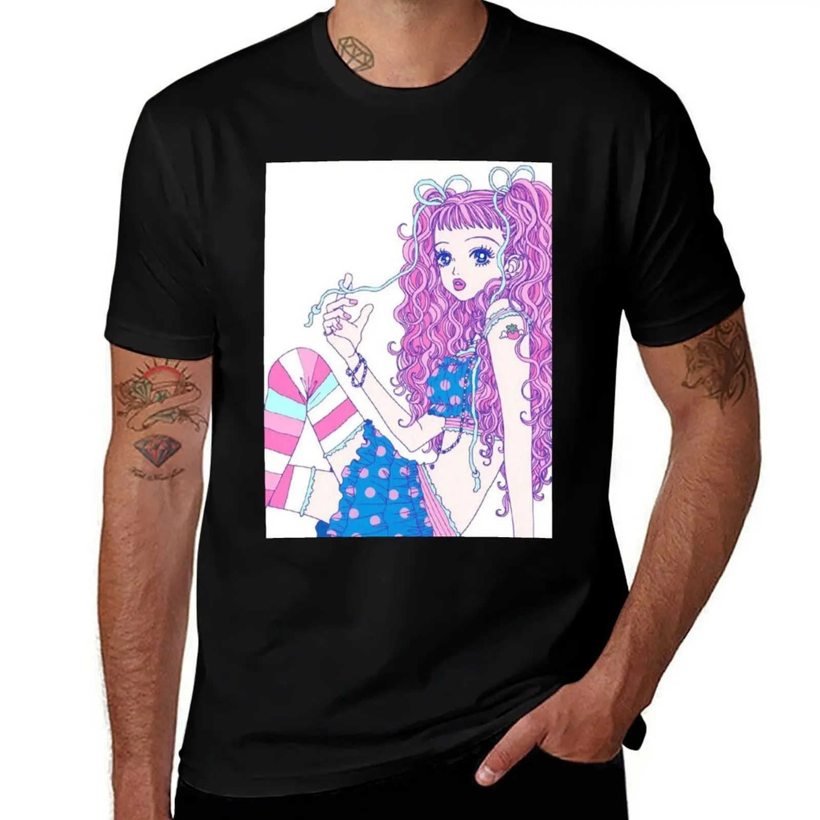 Футболка Paradise Kiss Miwako Sakurada Spread, персонализированная футболка с аниме, летний топ, лето 2025, мужские хлопковые футболки