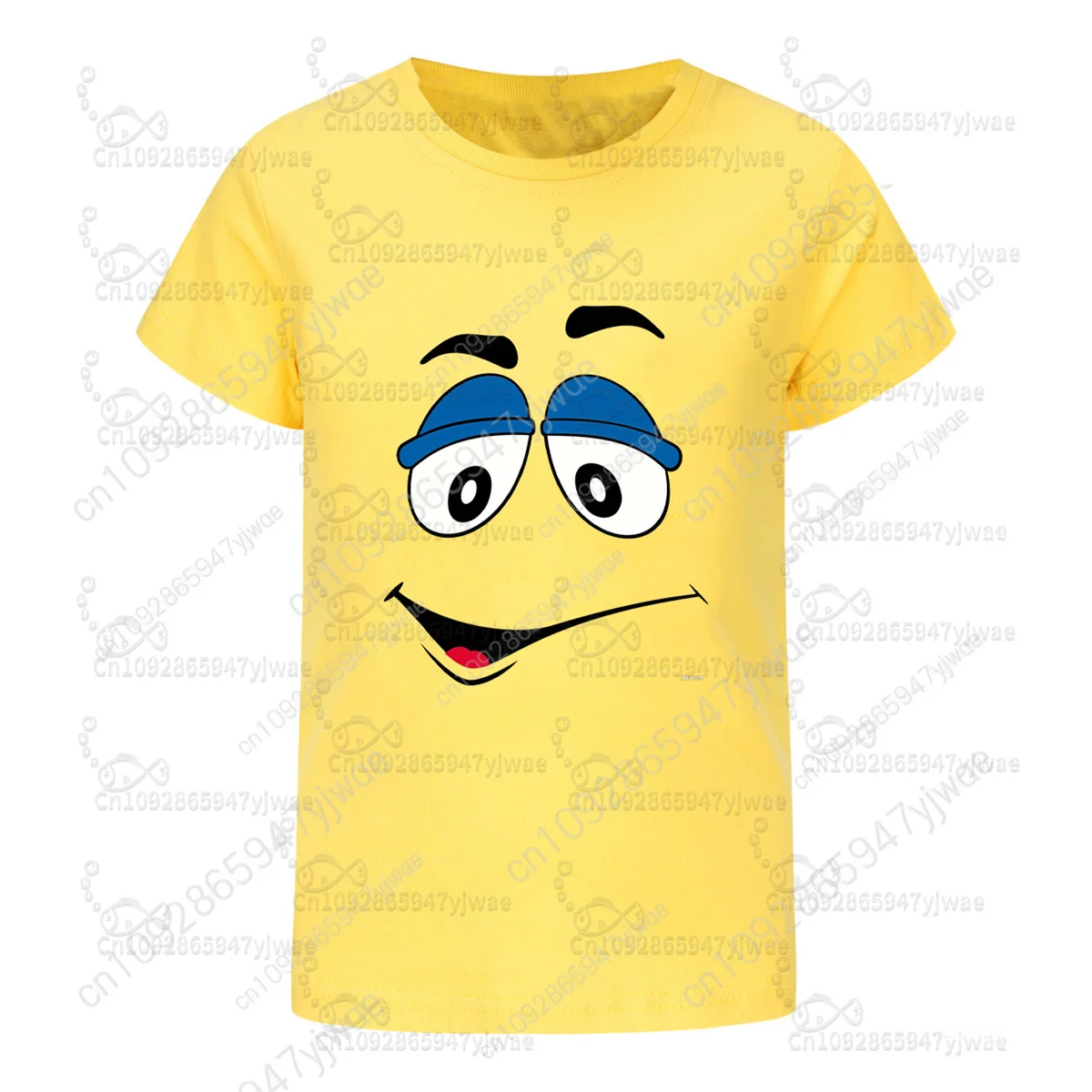 M-الشوكولاته الفول الكرتون المطبوعة القطن قصير الأكمام الأسرة السفر عطلة المحملة الأطفال الكبار تي شيرت الوالدين والطفل الملابس #6