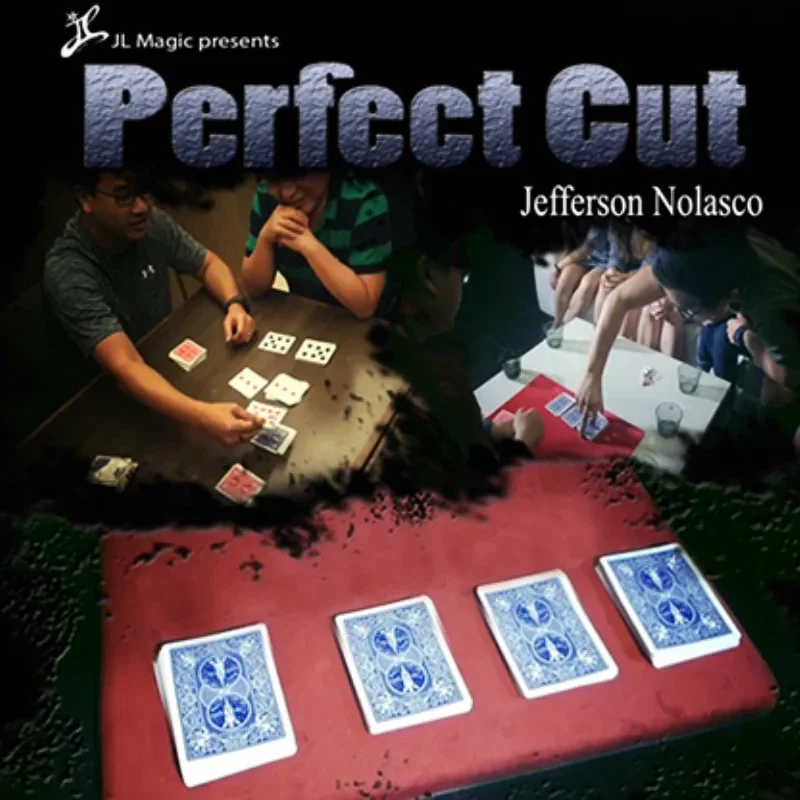 Perfect Cut Gimmick Deck By Jeff Nolasco Playing Card Magia Close Up Illusion Mentalism Magic Tricks Props Magie