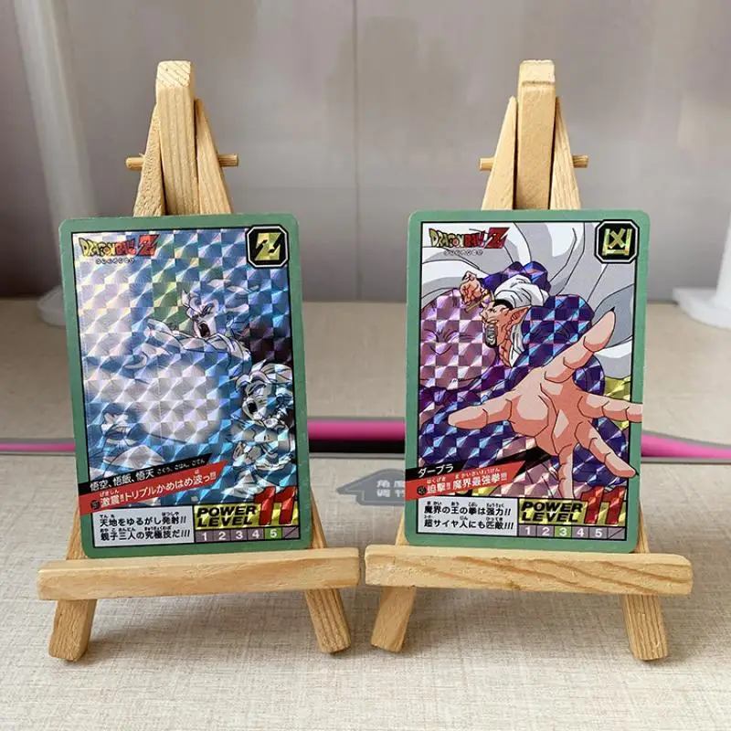 

Anime Dragon Ball DIY ACG Son Goten Battle Game Refraction Collectible Card Toy for boy Birthday Gifts Majin Buu Torankusu Gohan