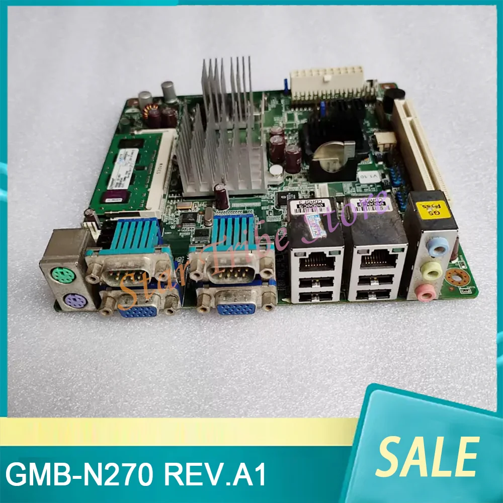 GMB-N270 REV.A1 Dual Network Card Industrial Control Motherboard GMB-N270G2-S6A1E