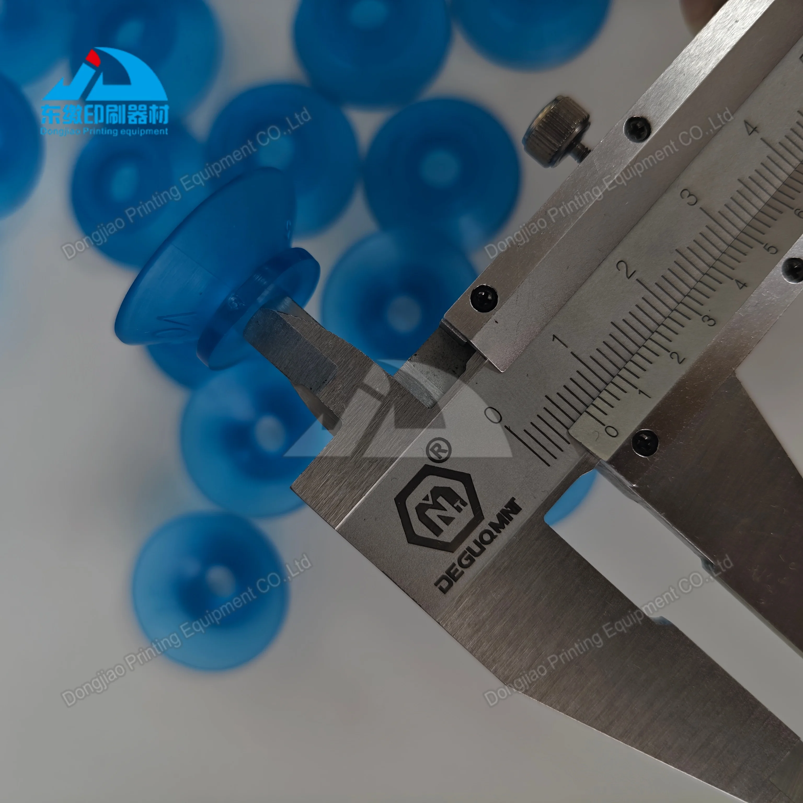 1 Box Printing Machinery Spare Parts Rubber Sucker Blue Suction Nozzle