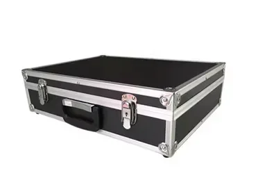 Magician Carrying Case Magic Table Tricks Gimmick Magician Suitcase with Aluminum Tripod 2024 new arrival - Black