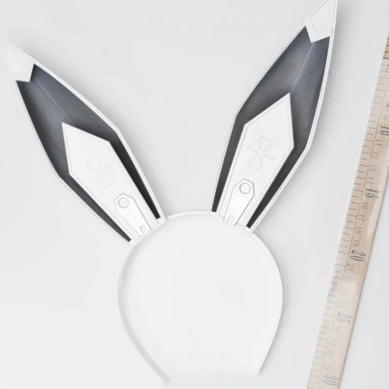 ss23Top Quality NIKKE:The Goddess of Victory BLANC NOIR Bunny Rabbit Ear Headwear Headband Cosplay Wig Props Halloween Carnival
