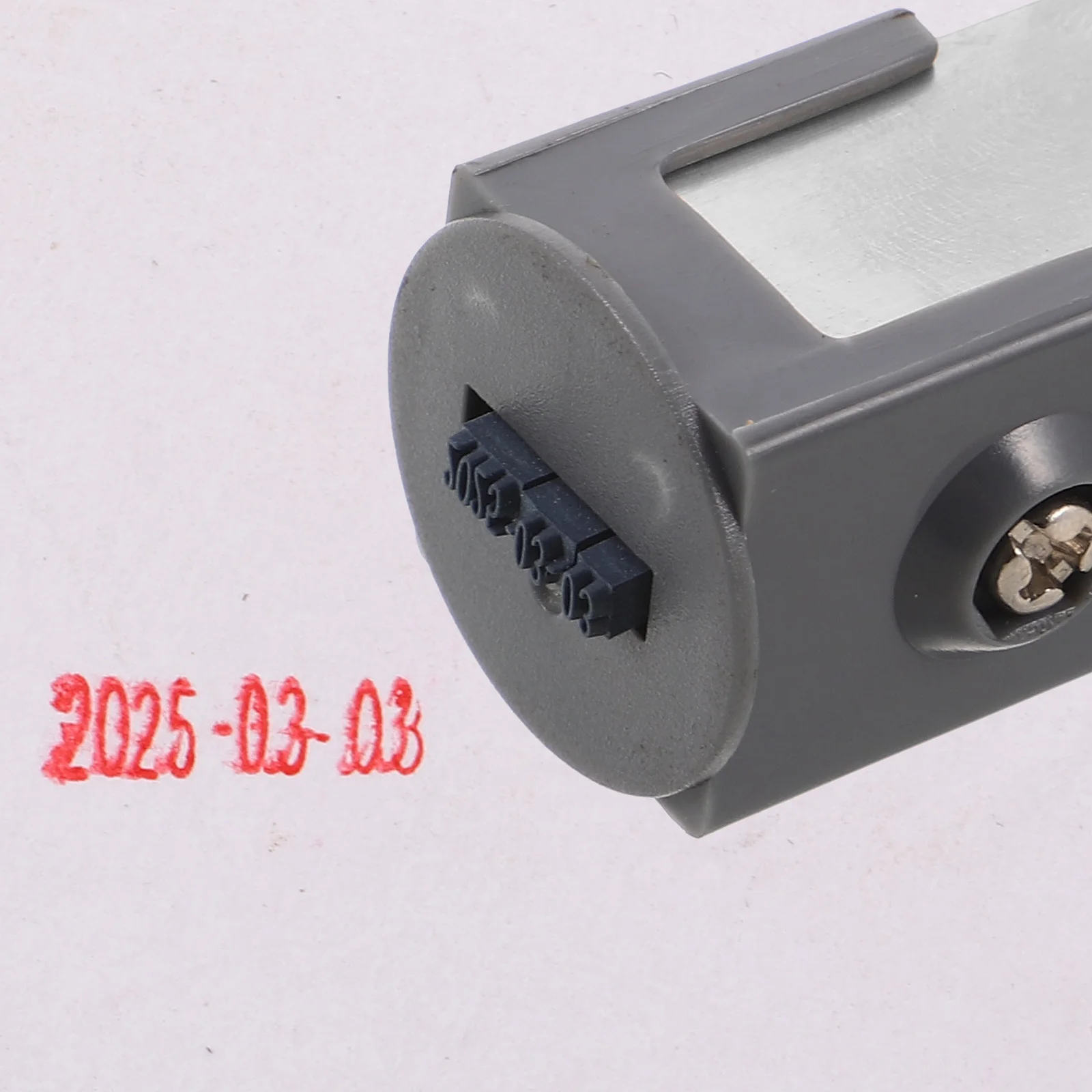 1 conjunto kit de carimbo de data ajustável ano mês dia stamper com impressão clara para documentos de negócios de escritório portátil compacto auto