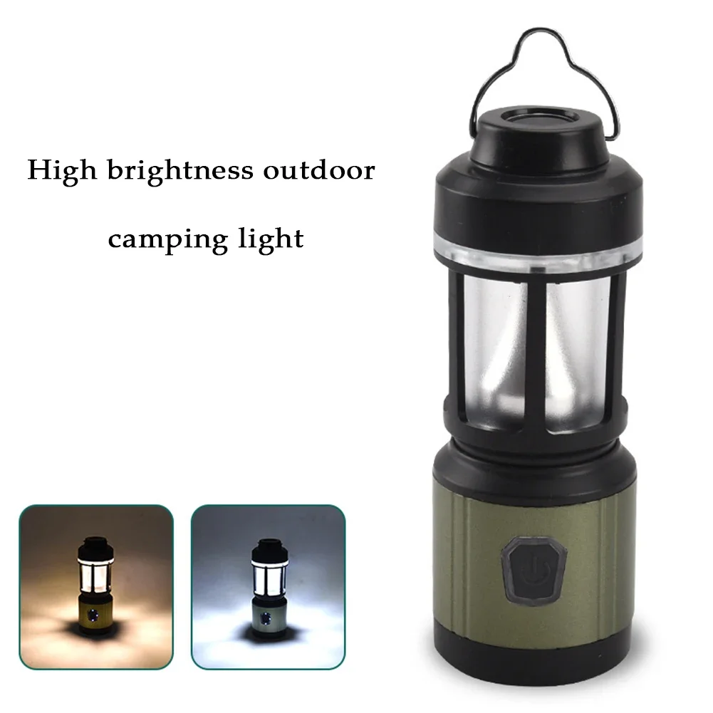 Draagbare Led Camping Lantaarn Waterdichte Oplaadbare Led Hangende Tent Licht Outdoor Camping Licht Voor Wandelen Uitval