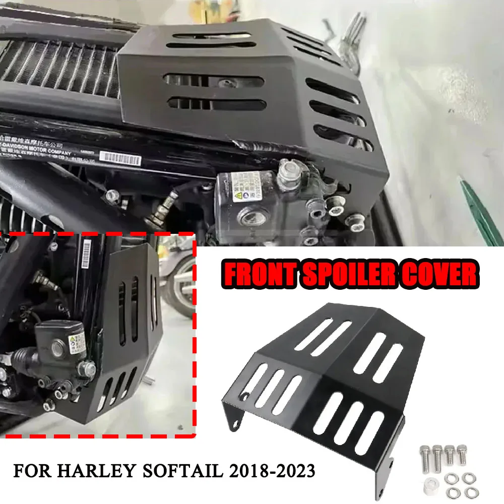 

Передний спойлер мотоцикла, крышка, спойлер на подбородке, защитная пластина радиатора, новый китайский обтекатель, передний спойлер для HARLEY Softail18-23